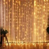 Led IşıklarDekoratif Perde Led Gün Işığı Sarı 300 Led 3*3mt İthal