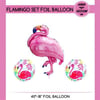 Folyo Balon SetlerFlamingo Folyo Balon 3'lü Set 45cm - 90cmİTHAL