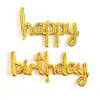Folyo Balon Setlerhappy birthday imza Folyo Balon Goldİthal