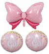 Folyo Balon SetlerIt's a Girl Fiyonk Folyo Balon 3'lü Set 45cm - 90cmİTHAL