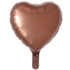 Folyo Balon Kalp ÇeşitleriKalp Folyo Balon Kahve 45 cmİTHAL