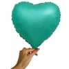 Folyo Balon Kalp ÇeşitleriKalp Folyo Balon (Krom-Mırror) Yeşil 45 cmİTHAL