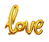 Baskılı Folyo BalonlarLove İmza Gold Folyo Balon 100cmİTHAL