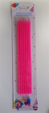 Diğer MumlarMum Çubuk 20cm Pembe 7'liİTHAL
