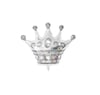 Folyo Balon Figürlü Temalı ÇeşitleriTaç Folyo Balon Gümüş Silver 75cmİthal