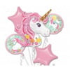Folyo Balon SetlerUnicorn Folyo Balon 5'li Set 45cm-90cmİTHAL