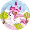 Kağıt Tabak Unicorn 23cm