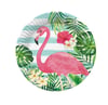 Flamingo Desenli Karton Tabak 23cmLisanslı Karton Tabaklar