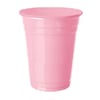 Plastik Meşrubat Bardağı Büyük Pembe