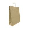 18x24 Karton ÇantalarRoll Up Büküm Saplı Çanta 18x24cm Kraft 25 AdetRoll Up
