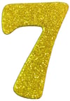 Simli Eva Rakam Gold 7Simli Eva Harf ve Rakam