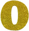 Simli Eva Rakam Gold 0Simli Eva Harf ve Rakam
