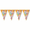 Happy Birthday Renkli Üçgen Flama 2 MetreÜçgen Flama Kağıt Süsleri