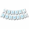 Zigzag BannerBaby Shower Erkek Zigzag Banner Kağıt SüsYerli Üretim