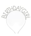 Parti AksesuarlarıBirthday Girl Metal Taşlı Taç GümüşYerli Üretim