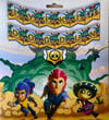 Zigzag BannerBrawl Stars Temalı İyi ki Doğdun Zigzag Banner Kağıt SüsYerli Üretim