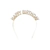 Parti AksesuarlarıDoğum Günü Happy Birthday Taşlı Taç GoldYerli Üretim