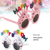 Parti AksesuarlarıHappy Birthday Cupcakes Gozluk PembeYerli Üretim