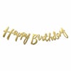 Banner SüslerHappy Birthday Kaligrafi Banner GoldYerli Üretim