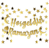 Ramazan Konsept ÜrünleriHoş Geldin Ramazan Kaligrafi Yıldız Süsleme SetiYerli Üretim