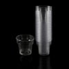 Düz Renk Plastik BardaklarKristal Bardak Şeffaf 7oz 180cc 25'li 1 Koli Yerli Üretim