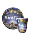 TabaklarRoblox Temalı Karton Tabak Bardak Set 8'liYerli Üretim