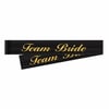 Bekarlığa VedaTeam Bride Kuşak Siyah Üzeri Gold AltınYerli Üretim