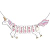 Banner SüslerUnicorn Sihirli At Temalı İyi Ki Doğdun 3D Banner Kağıt SüsYerli Üretim
