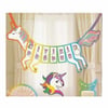 Banner SüslerUnicorn Sihirli At Temalı İyi Ki Doğdun 3D Banner Kağıt SüsYerli Üretim