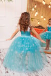 Elsa Kostümü Mini Kuyruklu