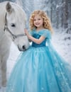 Frozen Elsa Tarlatanlı Kostüm