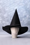 Halloween Cadı Şapkası Siyah Keçe
