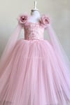 Kız Çocuk Abiye Blush Rose