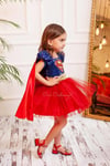 Super Hero Dc Girl Payetli Elbise