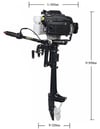 Tomking TK144FC 4 HP Outboard Motor (Worldwide Free Shipping with DHL Express)
