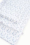 BouminiBoumini % 100 Pamuk Bebek Nevresim Takımı Yağmur Damlası MaviNevresim Takımları