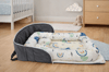 2'si 1 Arada Taşınabilir Babynest & Taşıma Çantası – Katlanabilir, Seyahat Dostu Bebek Yatağı