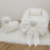 Ekru Bebek Mevlüt Seti & Bebek Takı Yastığı - Güvenli Babynest
