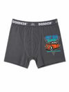 Erkek Çocuk Antrasit Hot Rod Garage Baskılı Boxer 