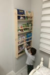 Jaju Baby 4'lü Montessori Eğitici Montessori Kitaplık Çocuk Odası Eğitici Kitaplık Ahşap Bebek Çocuk Odası Ahşap Duvar Rafı 