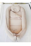 Jaju Baby Açık Kahve Tasarım Lüx Ortopedik Babynest