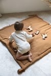 Jaju Baby Kahverengi 120x120 Cm Kare Oyun Halısı / Oyun Matı