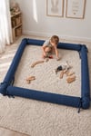 Jaju Baby Lacivert Montessori Yatak Bariyer Beşik Kenar Koruma Özel Ölçü
