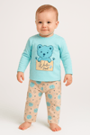 Jaju Baby Mavi Erkek Pijama Takımı