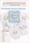 Jaju Baby Melek Kanadı Nakışlı ve İsim İşlemeli Bebek Yeni Doğan Set