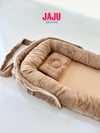Jaju Baby Nest Çantalı Babynest Taşınabilir Anne Yanı Premium Peluş Babynest