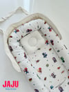 Jaju Baby Nest Çantalı Babynest Taşınabilir Anne Yanı Sevimli Karakterler Pike Babynest