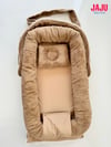 Jaju Baby Nest Çantalı Babynest Taşınabilir Anne Yanı Premium Peluş Babynest