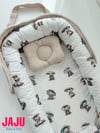 Jaju Baby Nest Çantalı Babynest Taşınabilir Anne Yanı Islanan Panda Pike Babynest