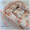 Jaju Baby Nest Çantalı Babynest Taşınabilir Anne Yanı Sevimli Hayvan Somon Pike Babynest